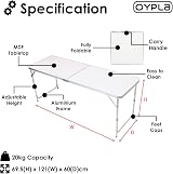 Oypla 4ft Folding Outdoor Camping Kitchen Work Top Table view 2