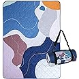 Exclusivo Mezcla Waterproof Picnic Blankets 3-Layer 60x80 Inches Large Sandproof Beach Blanket Foldable Outdoor Blanket for Camping on Grass Picnic Mat