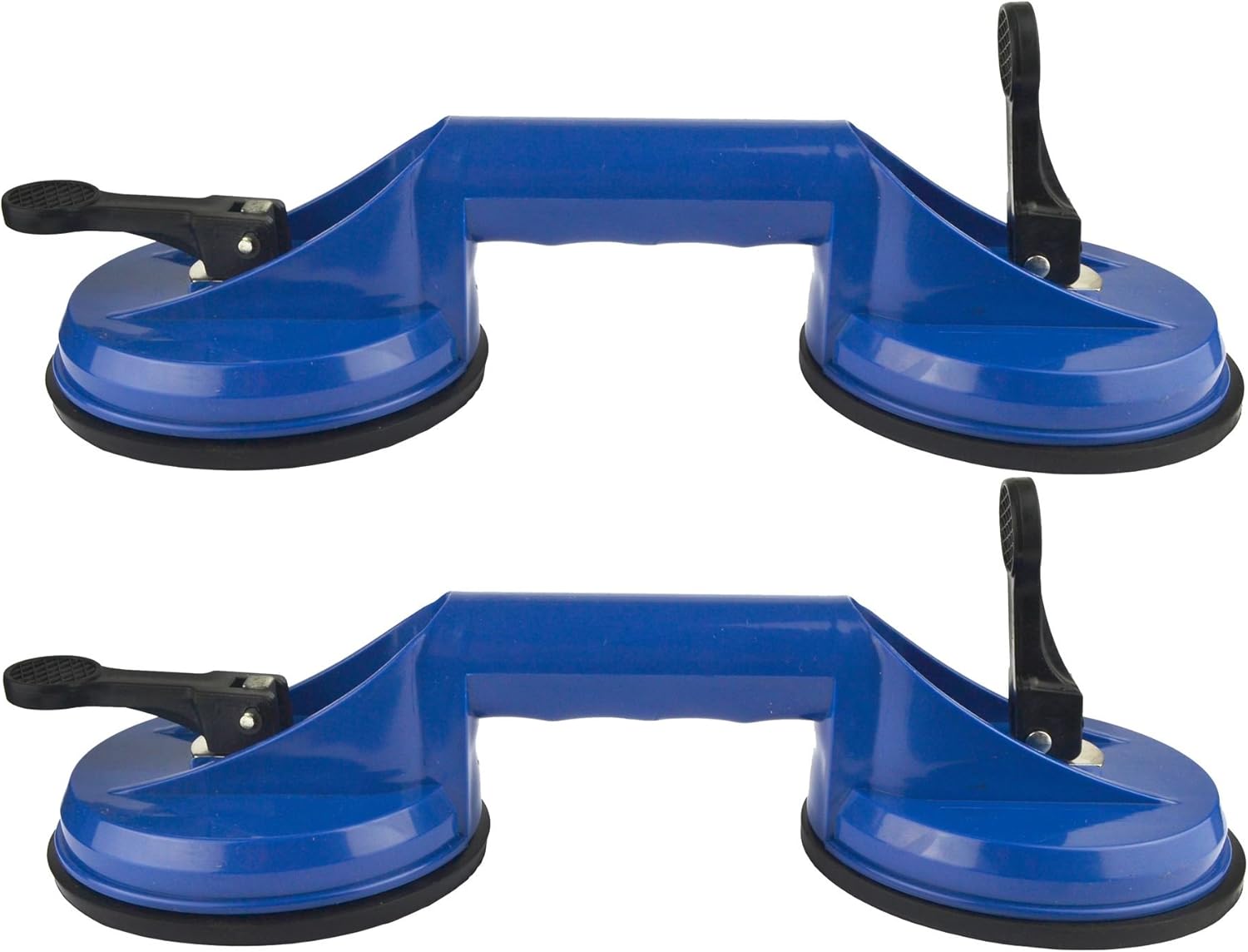 2pk Double Suction Pads Lifter Pad Glass Window Mirror Metal Puller