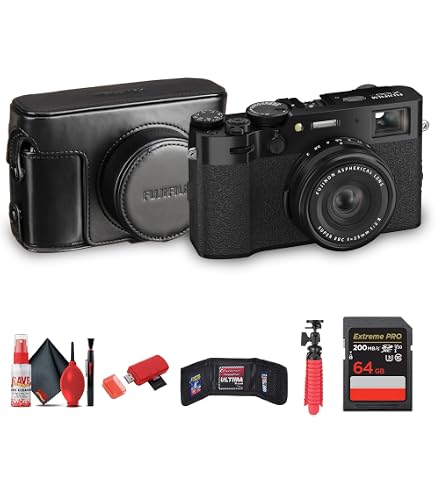 Amazon.com : FUJIFILM X100VI Digital Camera (Black) Bundle +
