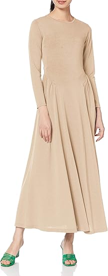 Amazon Co Jp フレイ アイディー オープンバックロングワンピ Fwno1035 レディース Beg 日本 F Free サイズ 服 ファッション小物