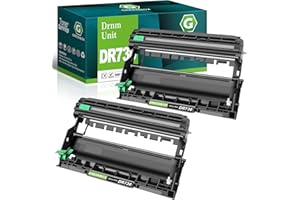 GREENBOX Compatible DR730 DR-730 Drum Unit 12,000 Pages Replacement for Brother for MFC-L2710DW MFC-L2750DW HL-L2395DW HL-L2370DW HL-L2350DW HL-L2390DW DCP-L2550DW Printer, 2 Black