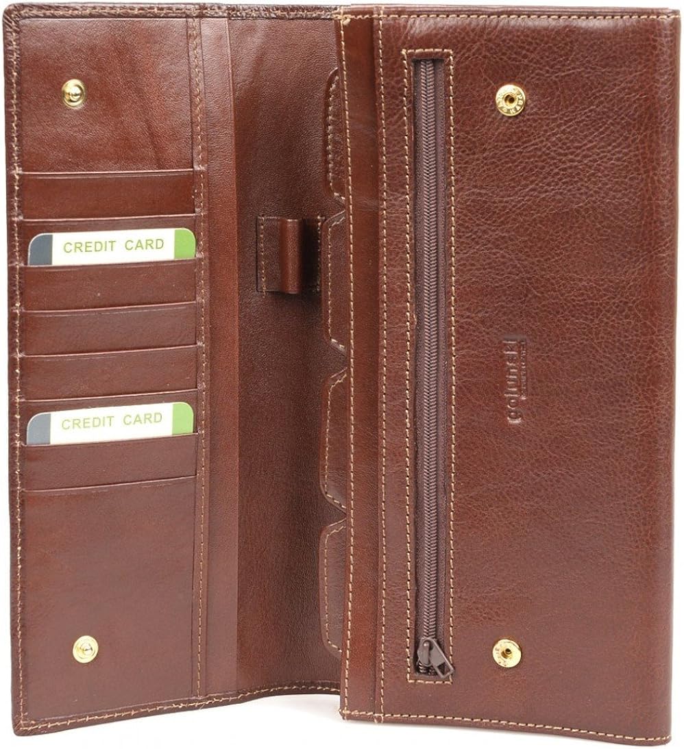 Golunski Leather Luxury Travel Wallet & Document Holder SR918 Tan