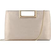 GAYI URBAN Clutch Purses for Women, Dressy Evening Crossbody Bag, Ladies Vegan Leather Wedding Party Shoulder Handbag