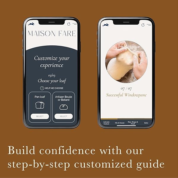 MAISON FARE SOURDOUGH BREADMAKING KIT – FAST-ACTIVATING STARTER, ARTISAN FLOUR MIX, ONLINE COMPANION – FOOLPROOF STEP BY STEP VIDEOS – BAKE 4 XL LOAVES WITH CLASSIC FRENCH FLAVOR