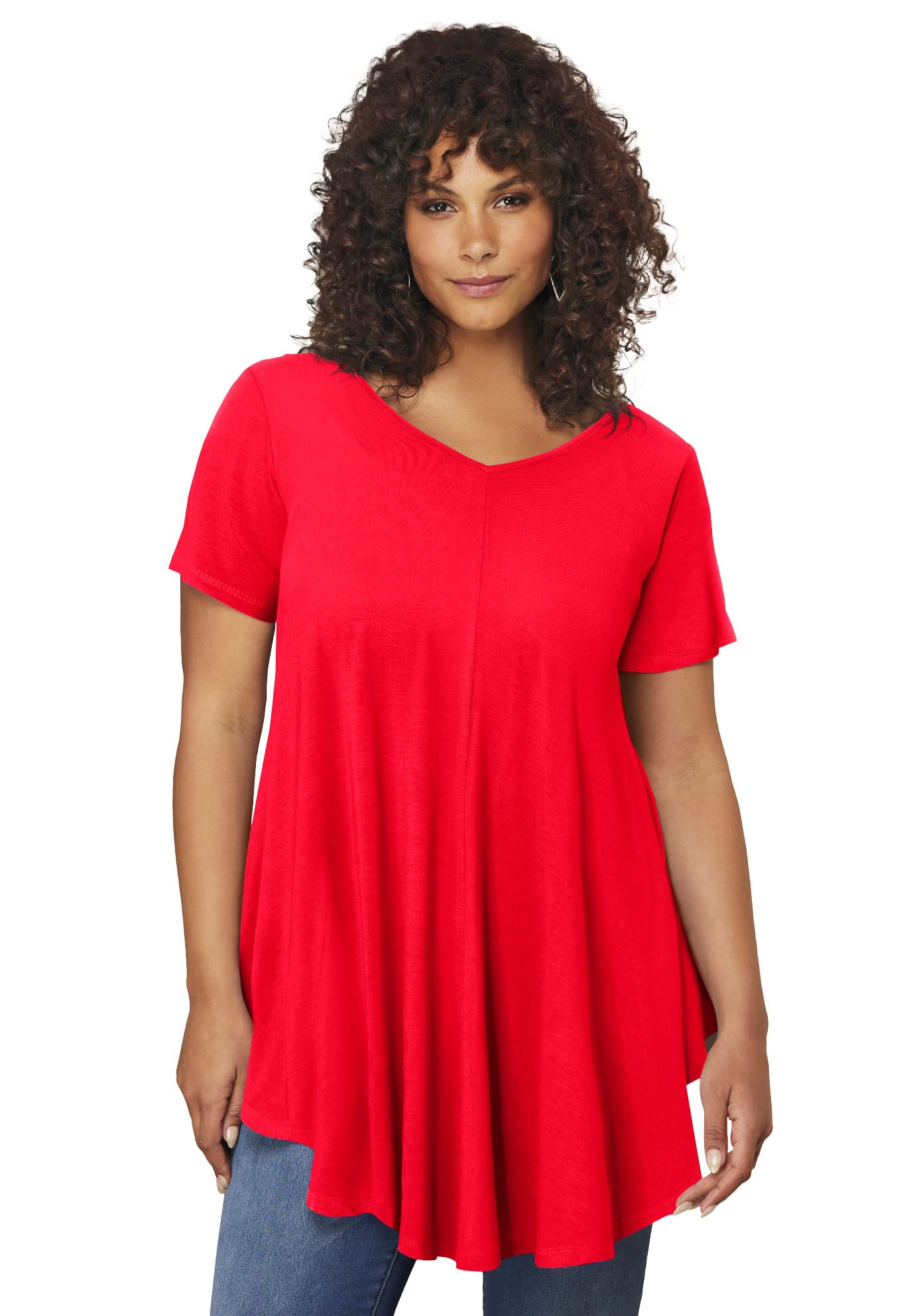 Roaman's Women's Plus Size Swing Ultra Femme Tunic