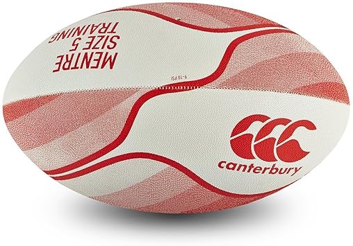 Amazon カンタベリー ラグビーボール 練習用5号 白 赤 Canterbury Thrillseeker Classic Ball White Red 並行輸入品 Canterbury カンタベリー スポーツ アウトドア