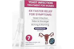 TERRAMED JUST THINK COMFORT Yeast Infection Treatment for Women | Ph Balance For Women | Boric Acid | Helps Relieve Itching & Irritation | Vaginal Aid for Inflammation, Dryness & Watery Discharge | 7 Pre-Filled Applicators