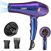CONFU Hair Dryer Pro, Professional Ionic Salon Blow Dryer with Diffuser for Women and Men, 5X Fast Drying, Powerful and Quiet Hair Blow Dryer for Fast & Easy Styling (1875 Watts)