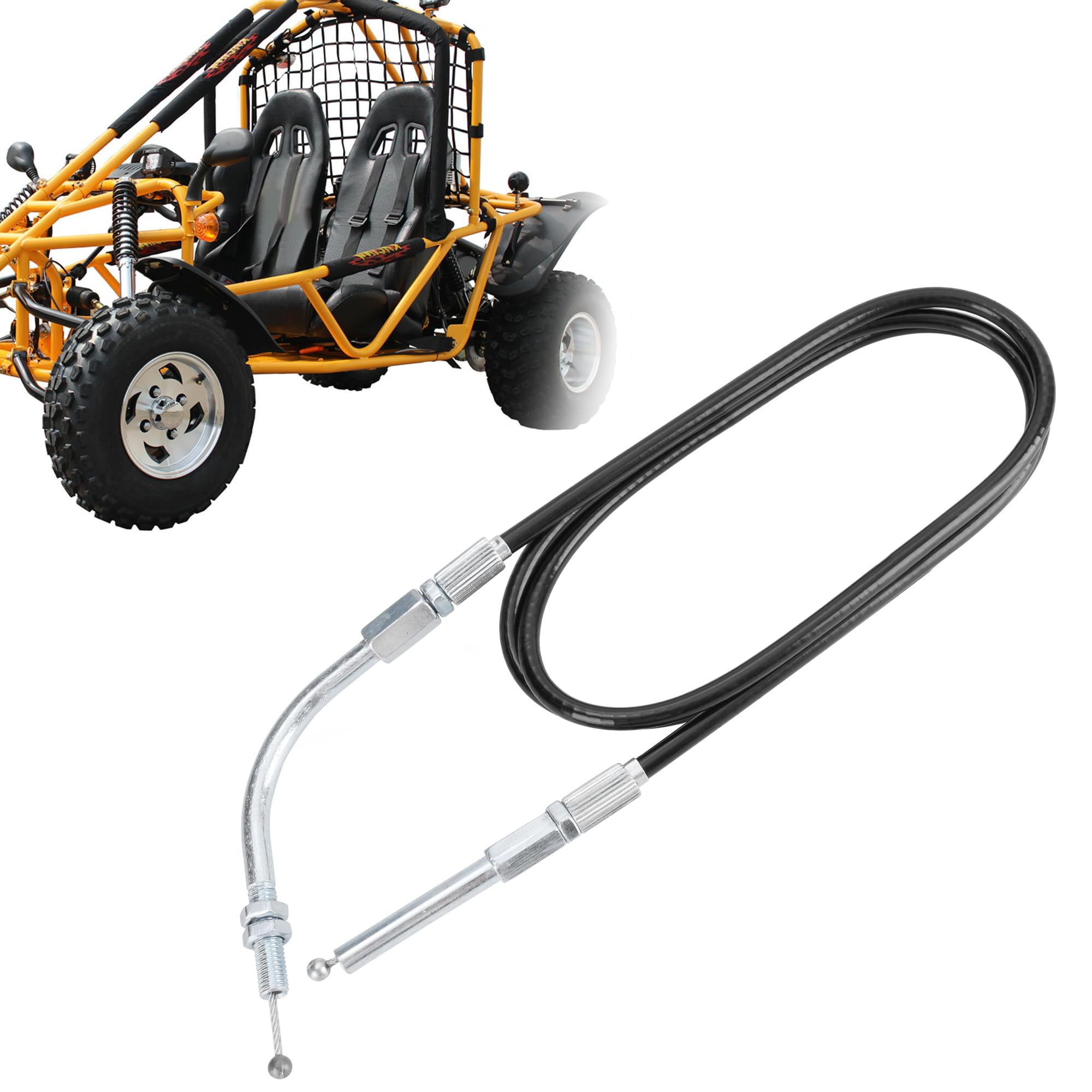 Photo 1 of Shift Reverse Cable Compatible with Talon Maxxam 150 150cc Buggy 539-1000 Go Kart, Replacement for 6.000.040 539-1000 12.000.040 539-1000, Lightweight and Durable