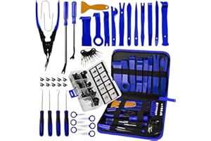 Trim Removal Tool, Fastener Remover Car Tool Kit, Automotive Interior Plastic Kit, Auto Clip Pliers Removal Tool Kit with Sto