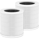 ADDUBEAU A2001 Replacement Filter Compatible with AIRROMI A2001 Air Puri-Fier, 3-in-1 H13 True HEPA and Activated Carbon Filter, Part #AF-2001, 2 Pack
