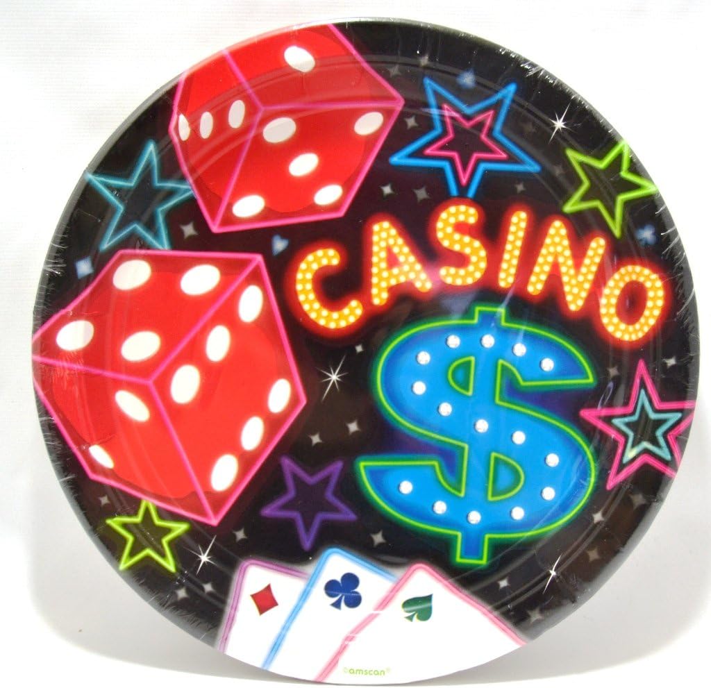 Casino Dinner Plates 8ct