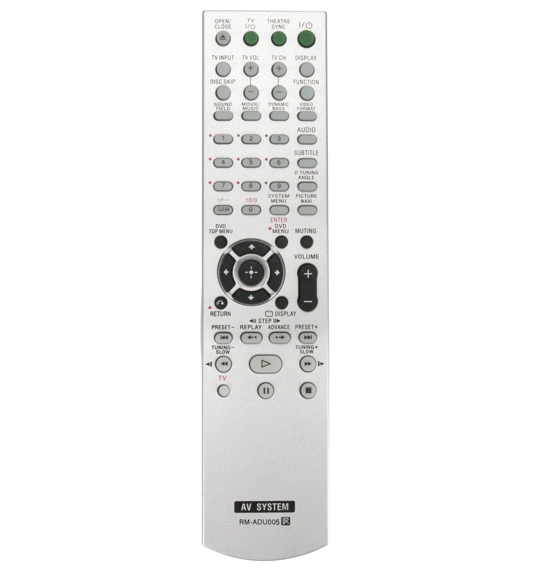 ALLIMITY RM-ADU005 Remote Control Replaced for Sony Bravia Home Theater System DAV-DZ20 DAV-DZ230 DAV-DZ231 DAV-DZ30 DAV-DZ530 DAV-DZ630 HCD-DZ20 HCD-DZ230 HCD-DZ530 HCD-DZ630