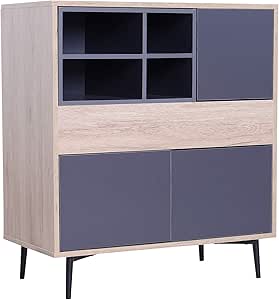 HOMCOM Armario Gabinete Consola Armario Bajo Mueble Aparador