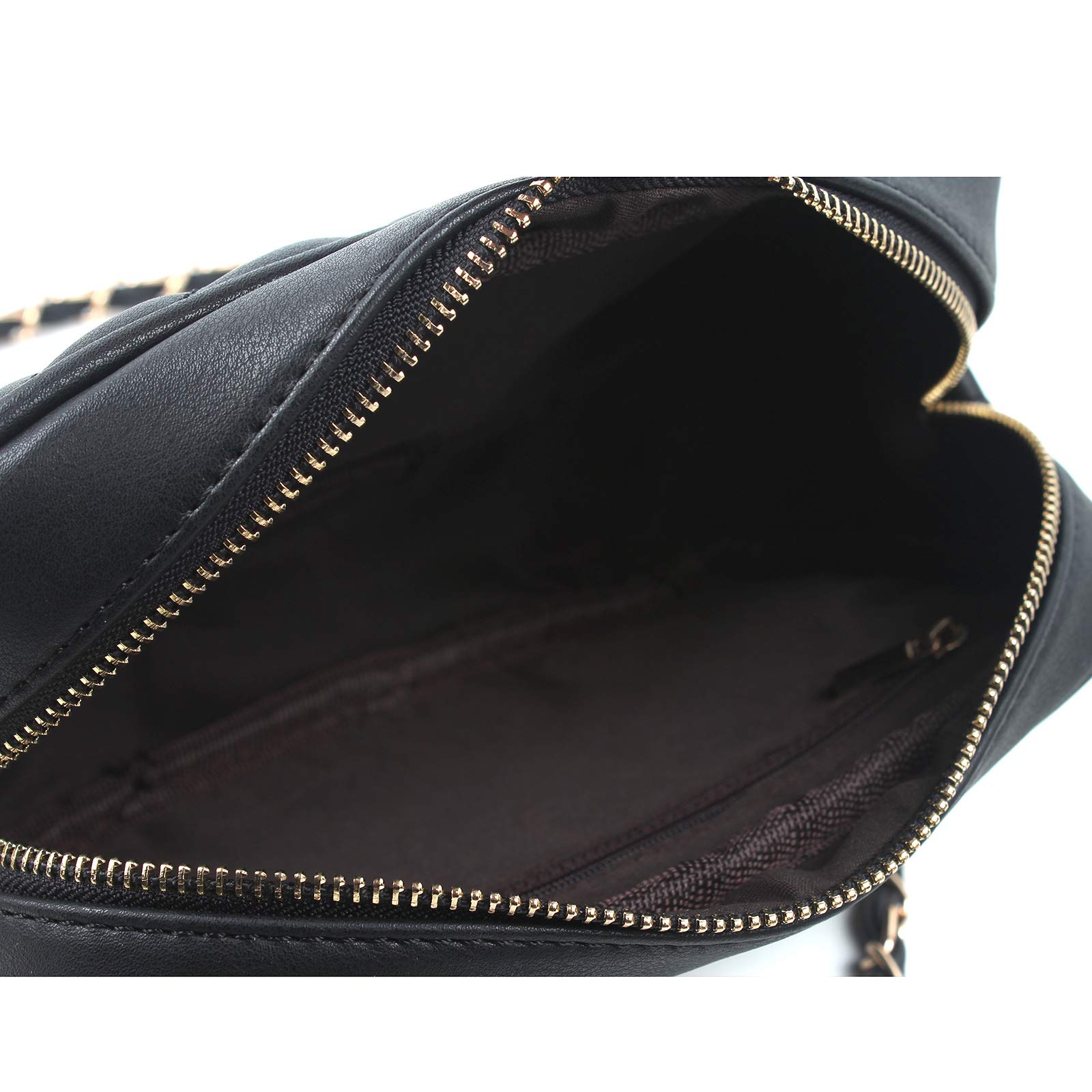 AOSSTA Women's Cross-Body Bag Designer Quilted Shoulder Bag for Women Handbag Tassel With Chain Strap