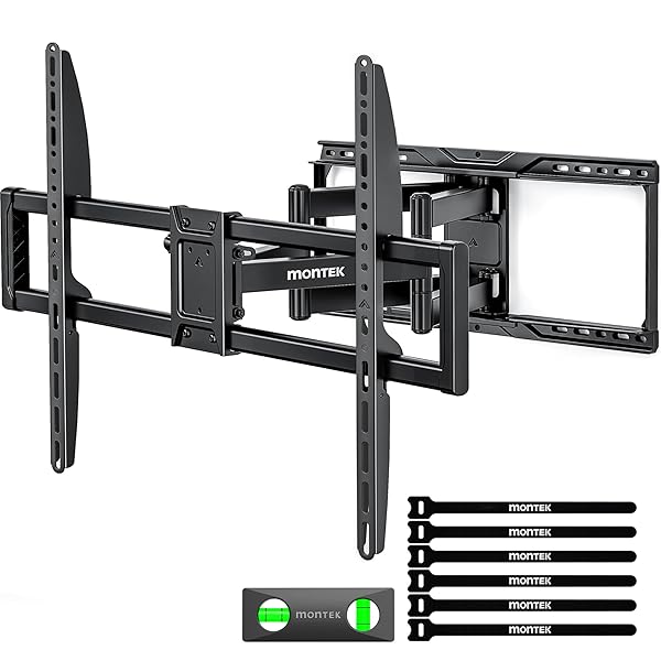 MONTEK HEAVY-DUTY FULL MOTION TV WALL MOUNT BRACKET...
