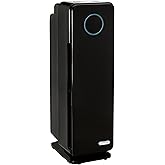 GermGuardian 5-In-1 HEPA Air Purifier for Home, Pet Air Purifier with HEPA Air Filter & UV-C Light, AC4300BPTCA, 743 Sq. Ft., 22'' Tower, Black