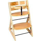 hauck alpha  wooden highchair