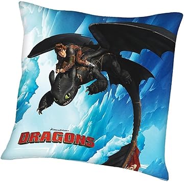 Dragons Coussin 40x40 Cm Coussin Coussin Oreiller Zierkissen Krokmou Maison Monde De L Enfant Bharatmotordrivingschool In