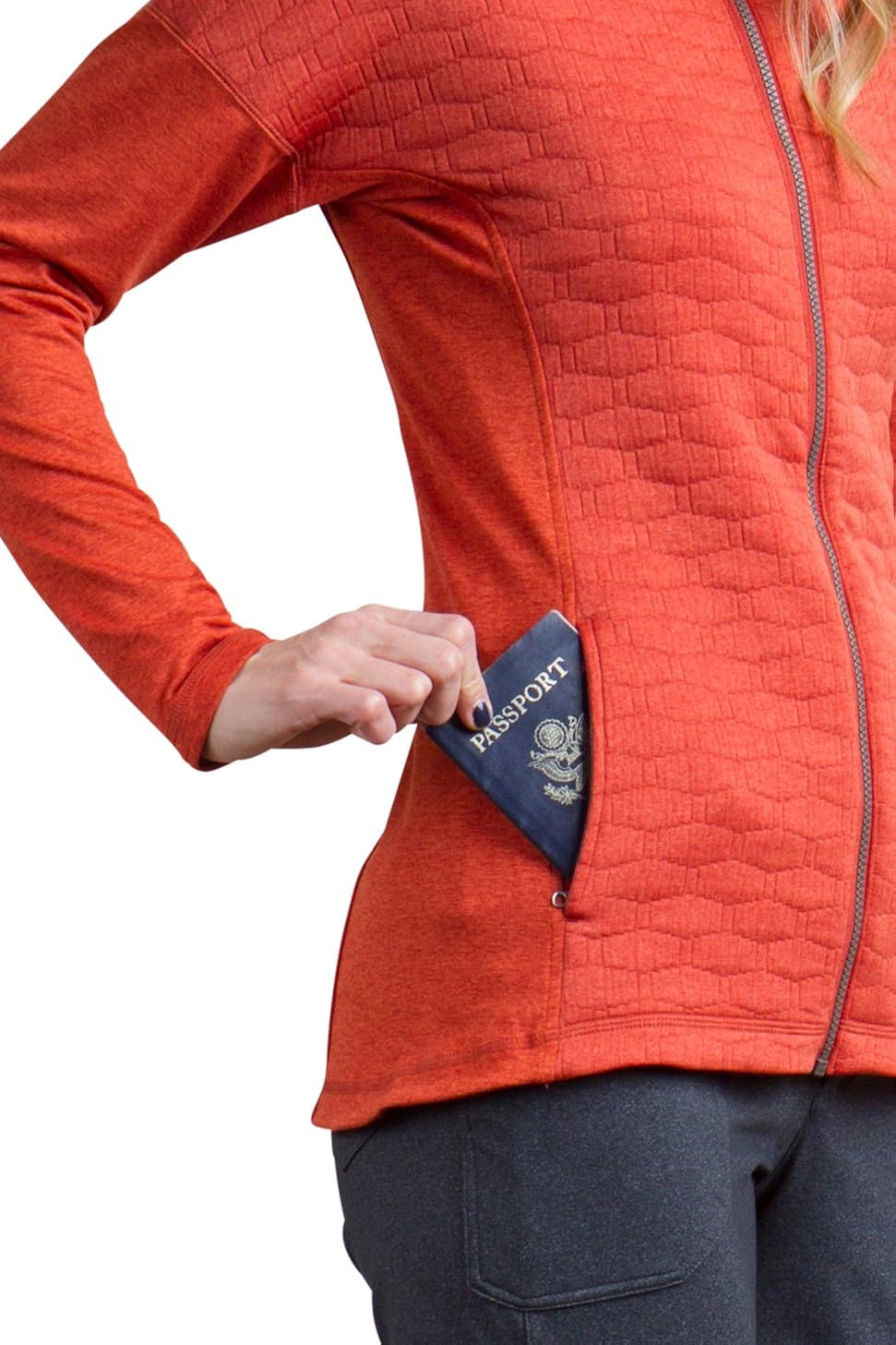 ExOfficio Women's Kelowna Full Zip Jacket: Clothing