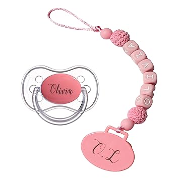 personalized soother clips