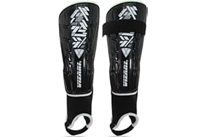 Vizari Malaga Soccer Shin Guards for Kids | Soccer Gear for Boys Girls | Protective Soccer Equipment | Adjustable Straps