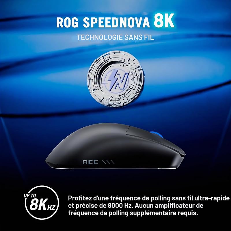 ROG Harpe II Ace - Souris de Jeu sans Fil pour Esport - Noir