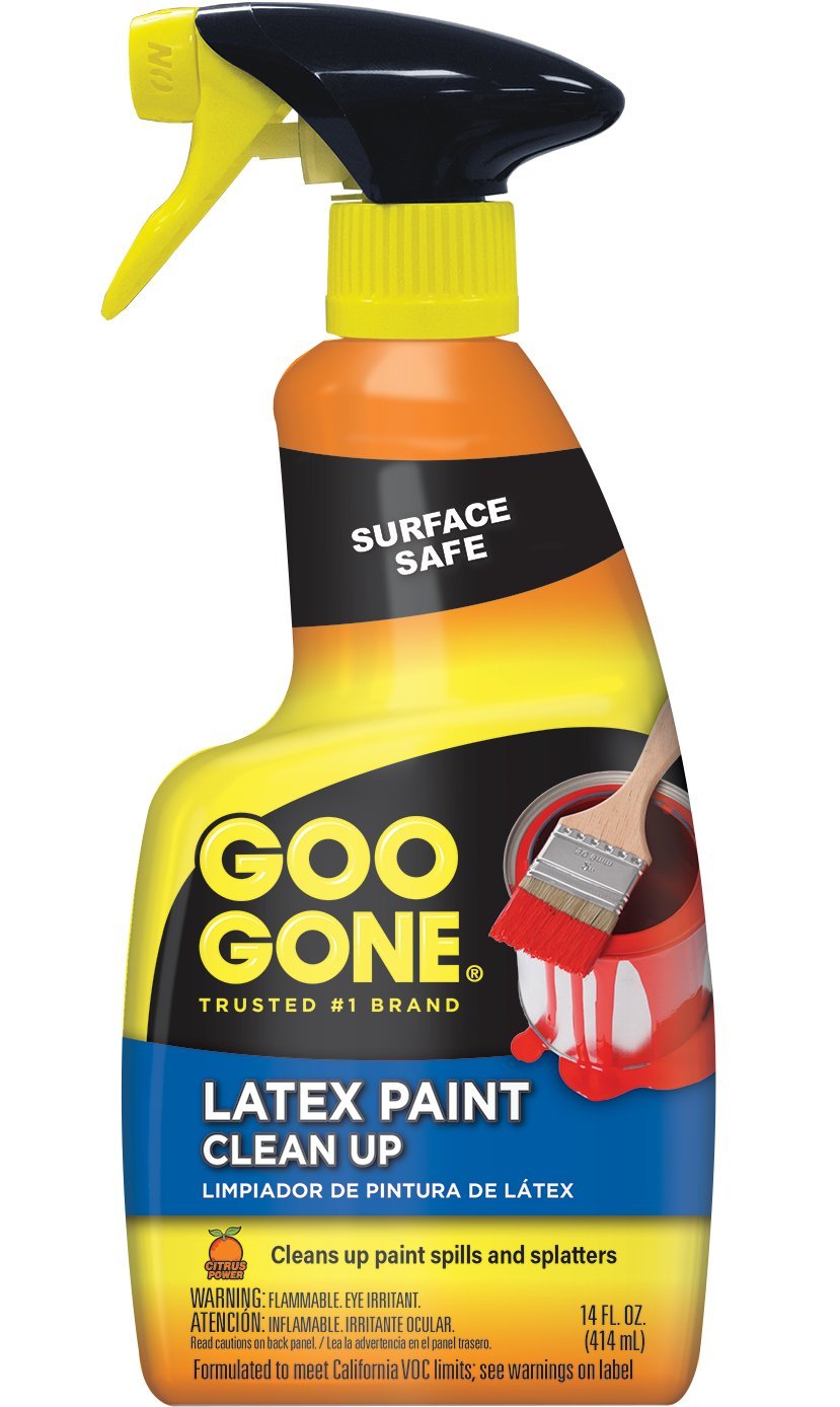 Goo Gone Latex Paint Cleaner, Surface Safe Clean Up Spray For Wet...