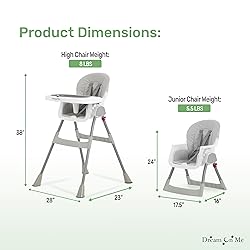 Dream On Me Portable 2-in-1 Tabletalk High