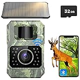 Assark Solar Trail Camera 48MP 30FPS, WiFi