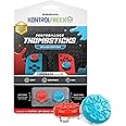 KontrolFreek Splash Performance Thumbsticks for Nintendo Switch Joy-Con Controller | Concave | Blue/Red