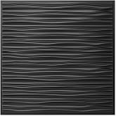 Art3dwallpanels Ceiling Tiles 24x 24 Inch, 24 Pack, Black | Drop Ceiling Tiles, 3D Wall Panels, Fire Rated Waterproof Premium PVC, No Sag and Breakage, Cover 96 Sq.Ft
