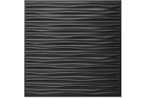 Art3dwallpanels Ceiling Tiles 24 x 24 for Interior Wall Décor, 24 Pack Drop Ceiling Tile 3D Wall Panel Fire Rated Waterproof 