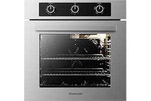 GASLAND 24 Gas Wall Oven, ETL Certified Natural Gas Wall Oven, Built-in Single Wall Oven, with Bake Broil Rotisserie Functions, Timer and Convection Fan, 120V Cord Plug, Stainless Steel