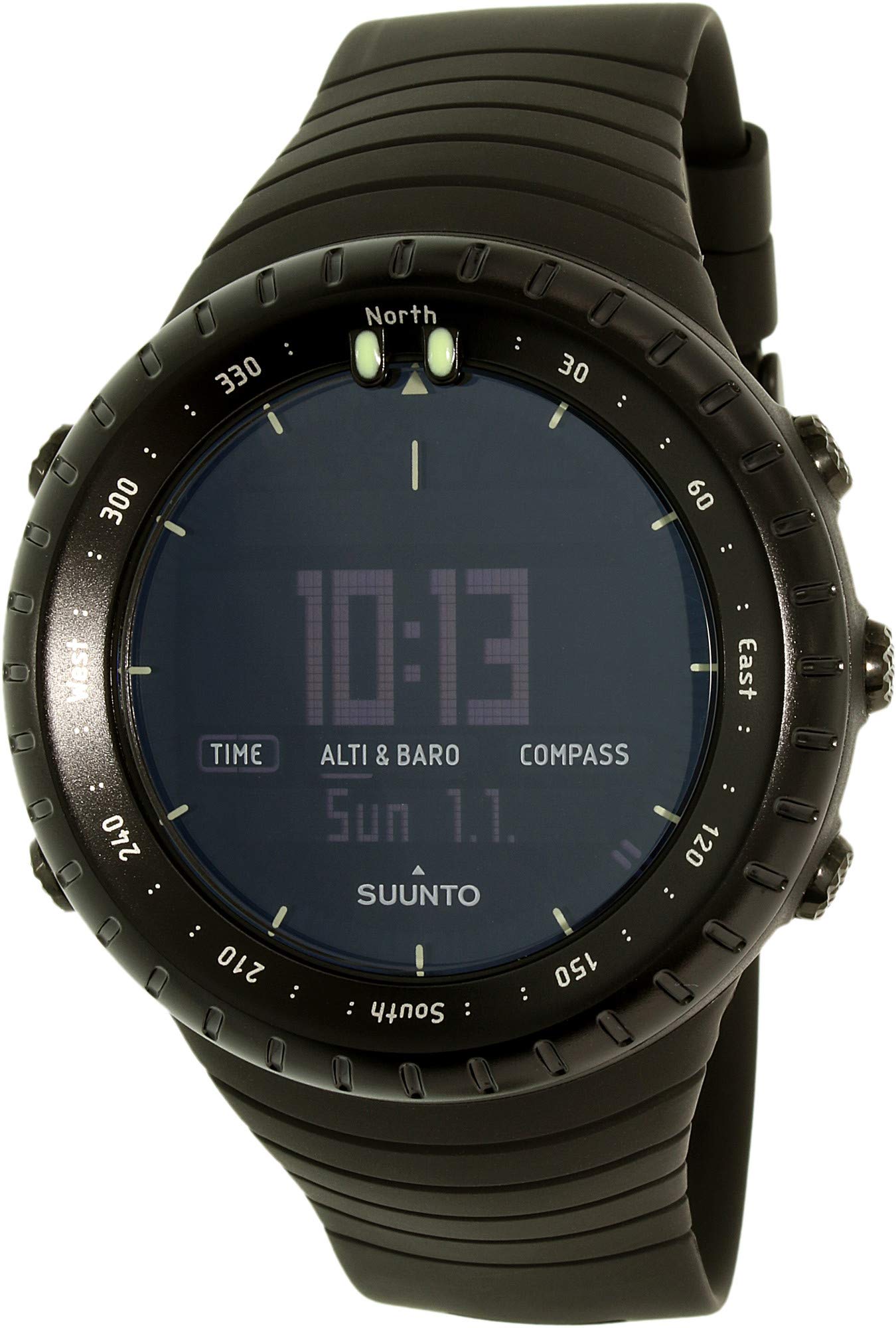 suunto core all black digital watch