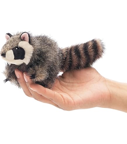 Folkmanis Mini Red Squirrel Finger Puppet - Realistic Plush Toy For Storytelling, Play & Teaching