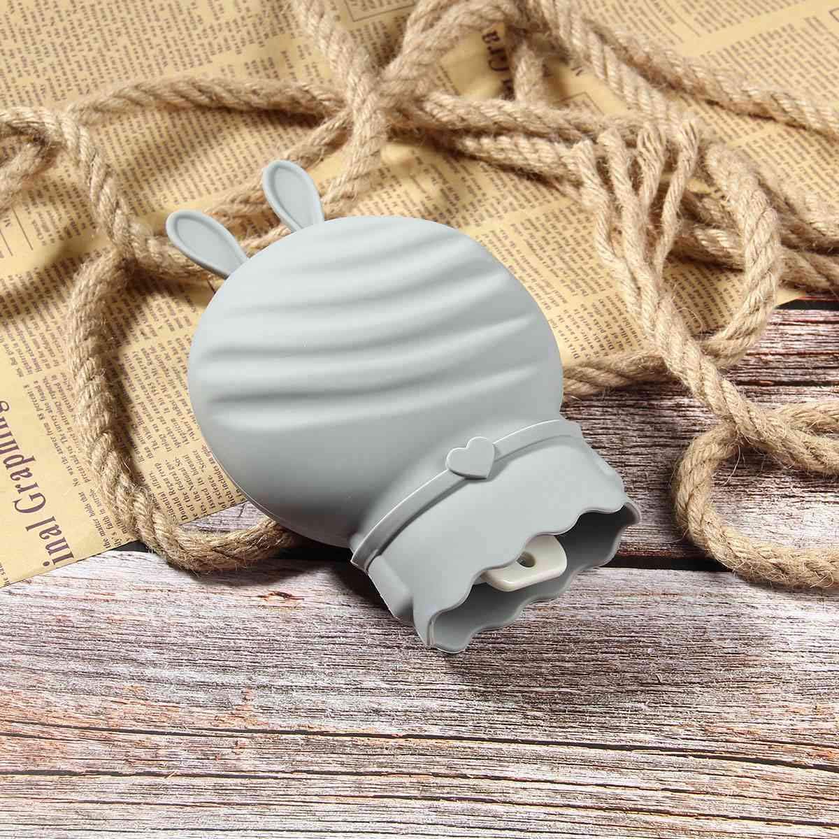 Womdee - Botella de agua caliente de silicona, con cubierta de ...