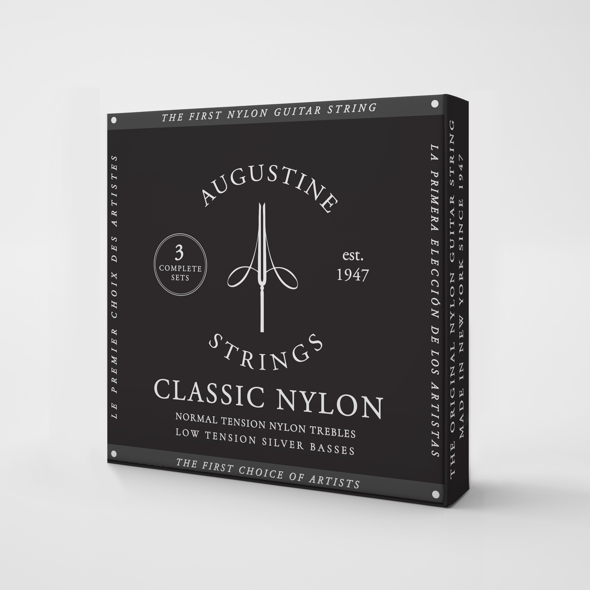 Augustine classical guitar strings Classic Black 3x set normal/low