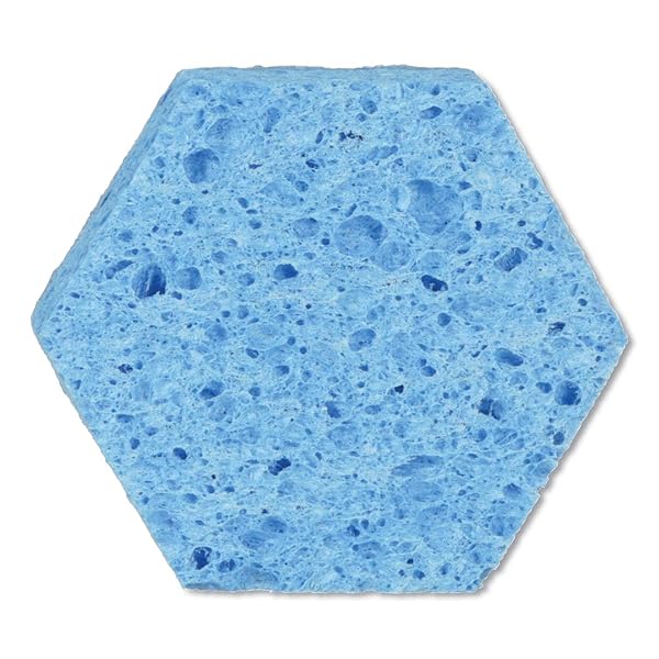 SCOTCH-BRITE 09646 LOW SCRATCH SCOUR SPONGE 3000HEX, BLUE (PACK OF 16)