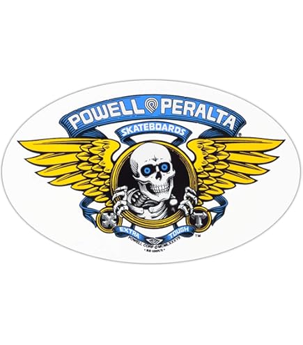 Amazon.com : Powell Peralta Skateboard Sticker - Bones Brigade