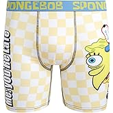 COCO BRANDS SpongeBob SquarePants Mens Underwear Boxer Briefs - 1 Pack/2 Pack/3 Pack Stretch Boxers for Men with No Fly Pouch