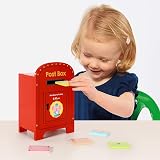 SOKA Wooden Elephant Post Box Toy Montessori Colors Shapes Numbers Pretend Play view 7