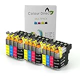 12 XL ColourDirect LC123 / LC121 Chipped Ink Cartridges for Brother DCP-J132W DCP-J152W DCP-J552DW MFC-J650DW DCP-J752DW DCP-J4110DW MFC-J870DW MFC-J4410DW MFC-J4510DW MFC-J4610DW MFC-J4710DW MFC-J470DW MFC-J650DW MFC-J6520DW MFC-J6720DW MFC-J6920DW Printers