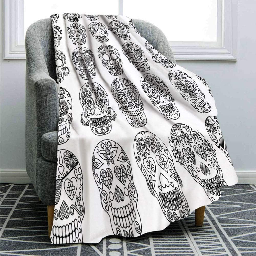 Flannel Fleece Microfiber Bed Blanket,Latin American Day of