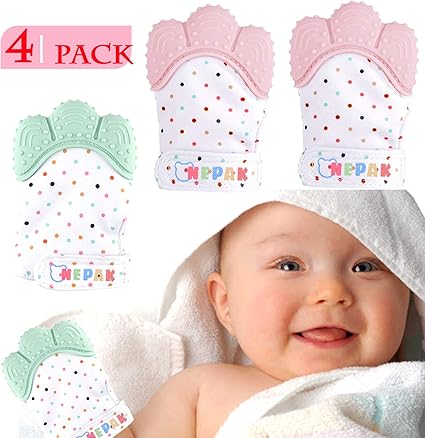 teething mitt amazon