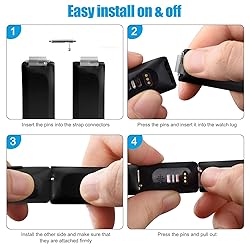 AK Soft TPU Wristbands Compatible with Fitbit