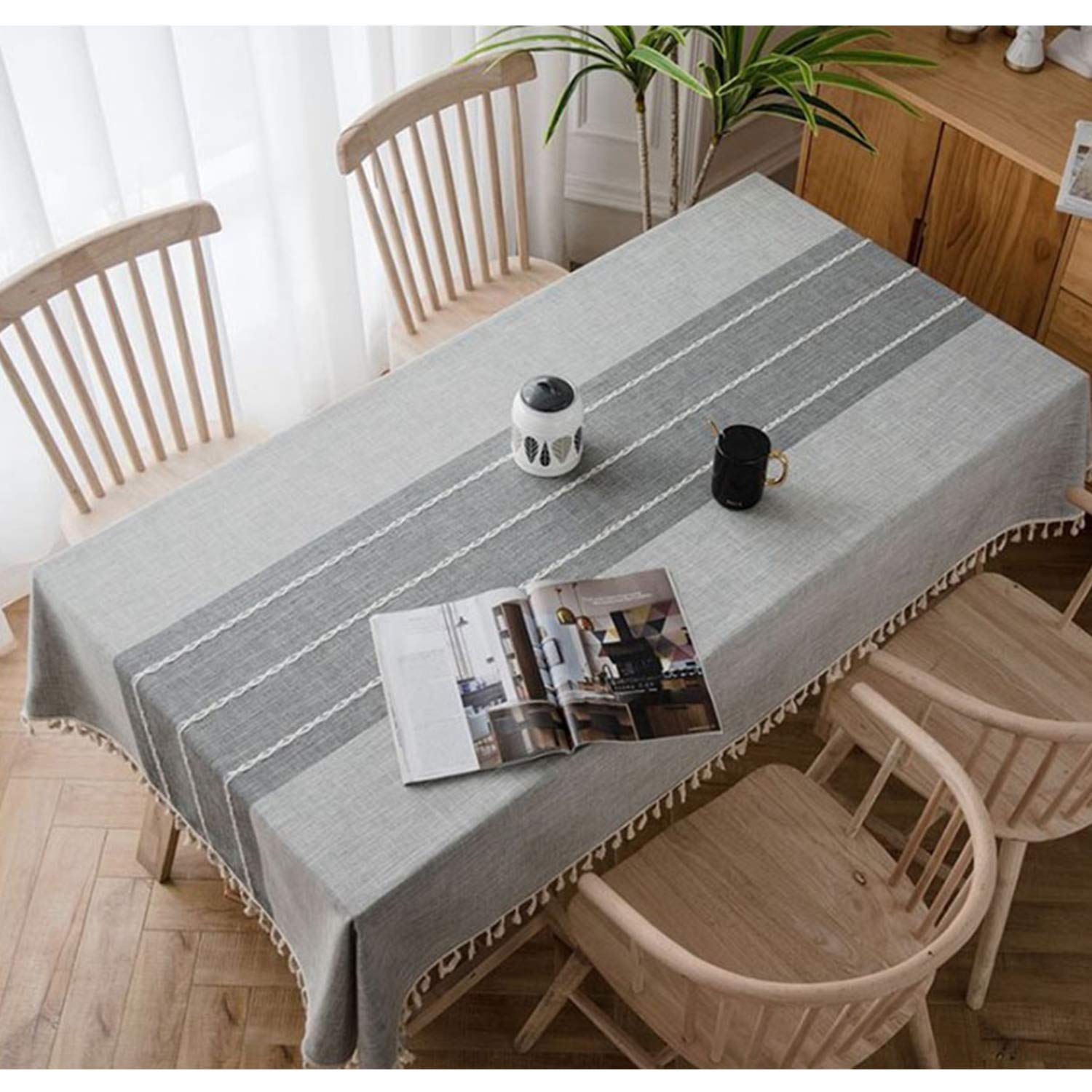 Best round dining table cloth 43′