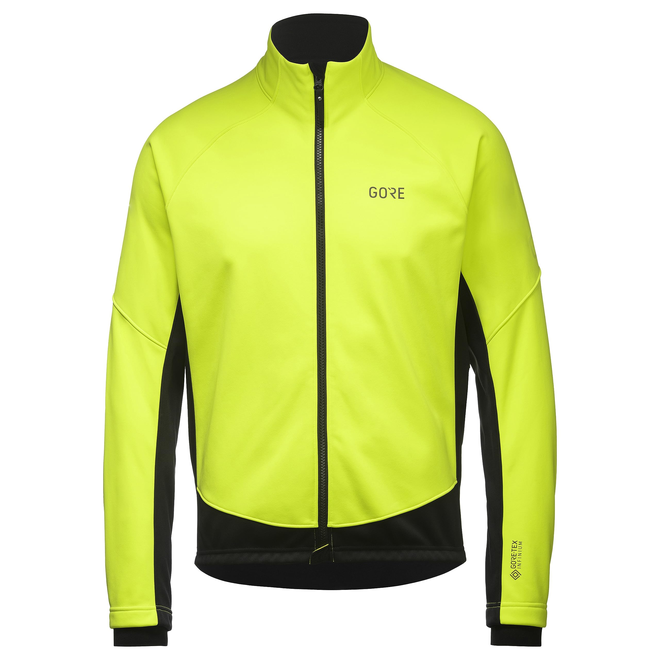 GORE WEAR Men's Thermo Cycling Jacket, C3, GORE-TEX INFINIUM, S, Neon Yellow/Black Image