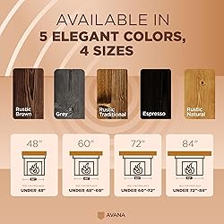 Avana Rustic Fireplace Mantel Shelf 60 Inches